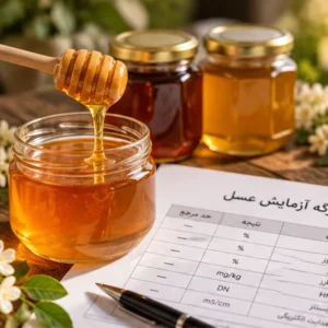 برگه آزمایش عسل